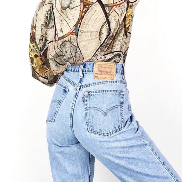 Levi's Vintage 512 Tapered Leg Light Wash Jeans